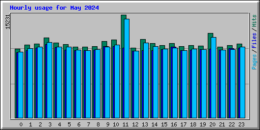 Hourly usage for May 2024